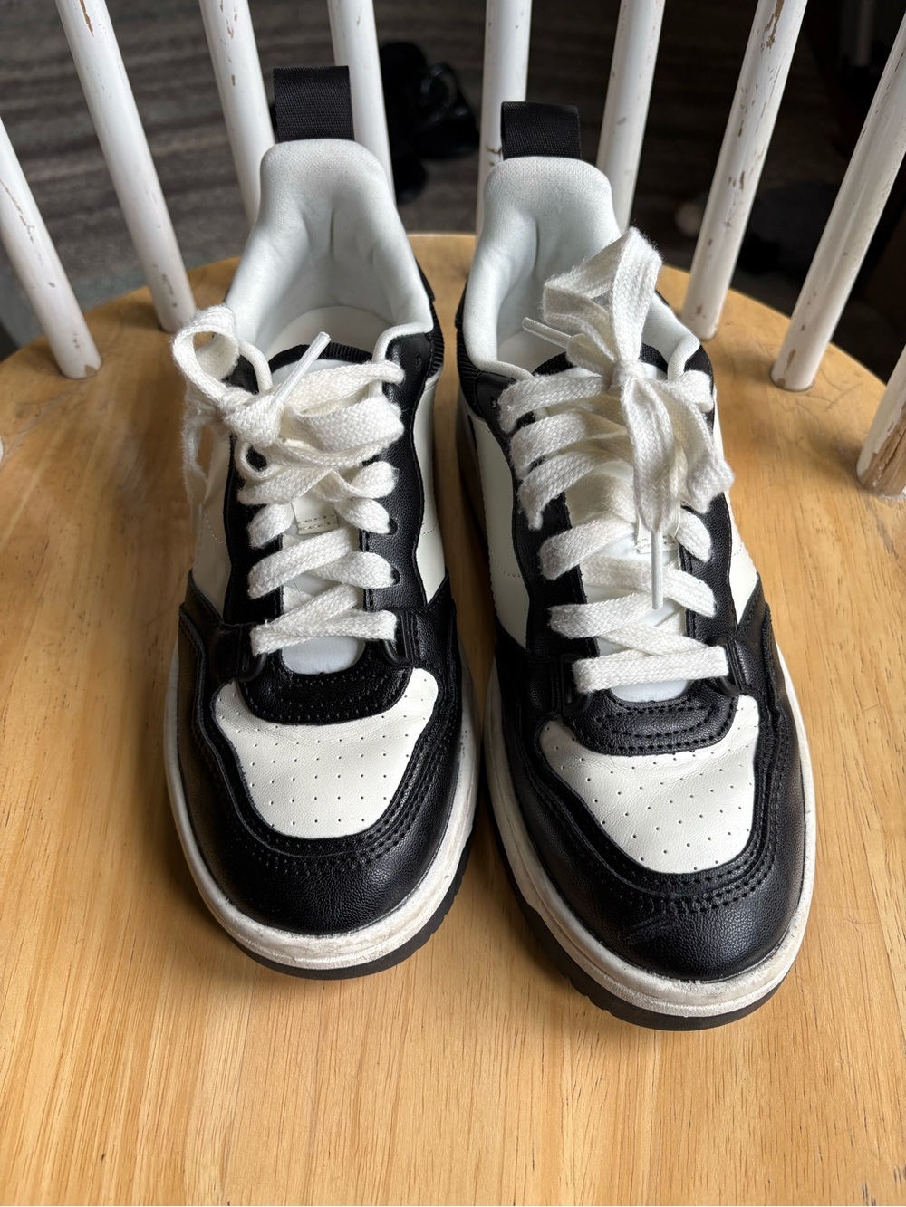 Black & White Athletic Sneakers
